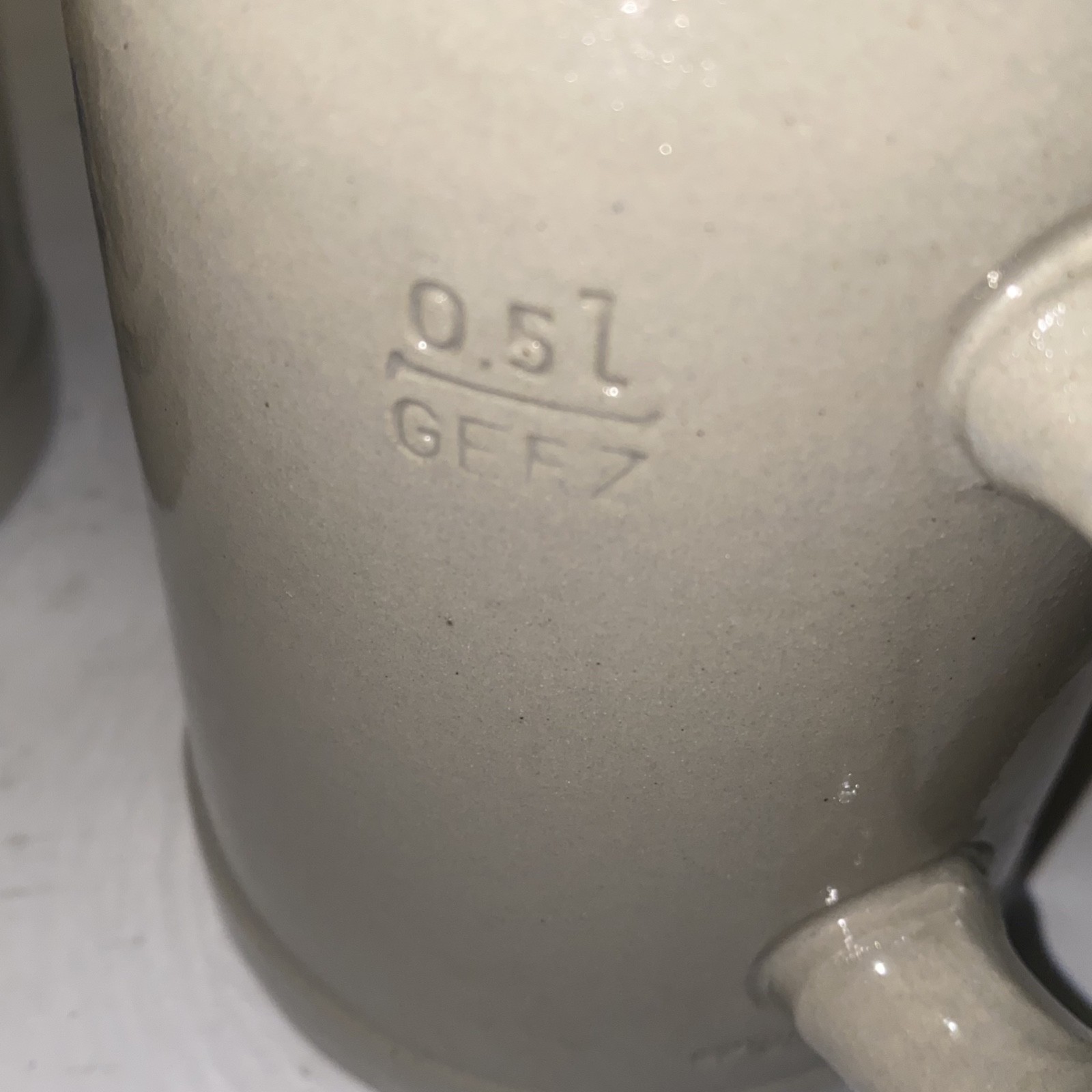 VTG Engelbrau Heidelberg Stoneware Beer Stein LOT OF 4 Germany Gerz 0.5L