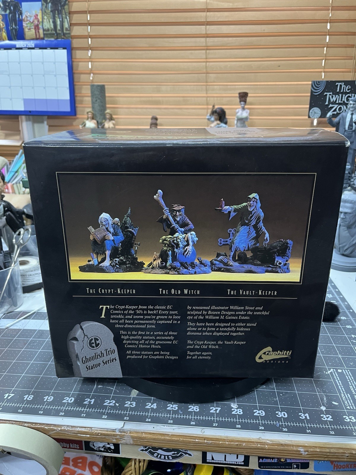 The Crypt-Keeper Ghoulish Trio Statue (Custom Repainted) Read Description