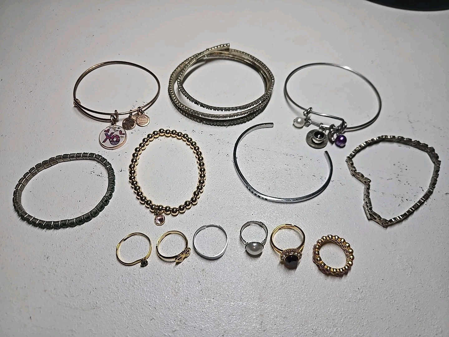 Jewelry Lot Bracelets And Rings