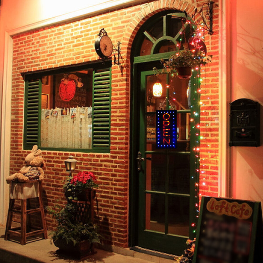 Ultra Bright LED Neon Open Sign for Business Store Animated Motion Light