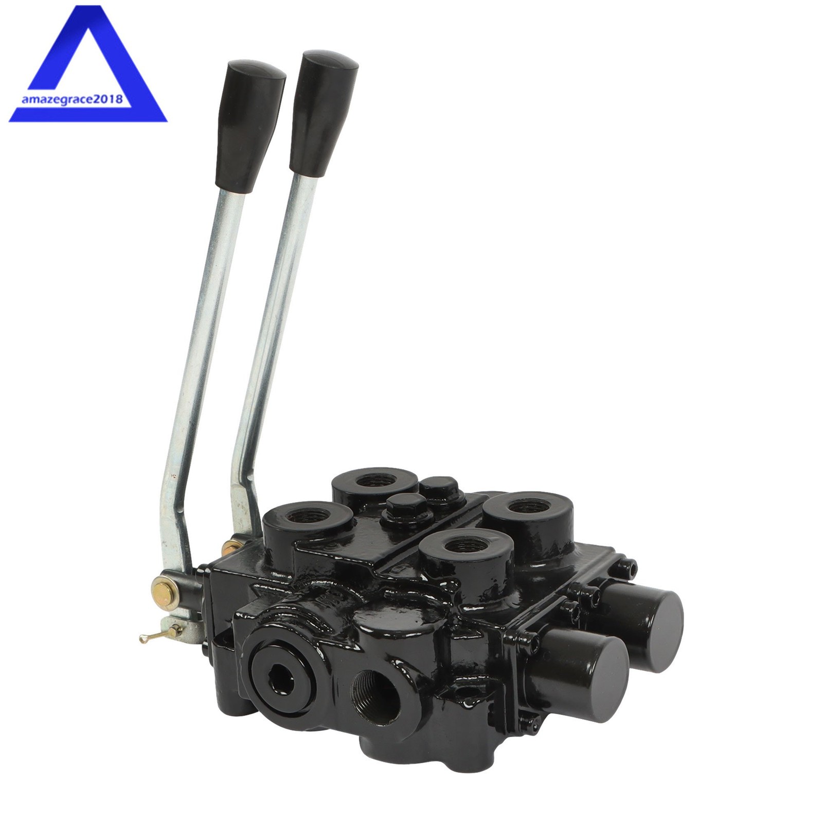 2 Spool 25 GPM RD522CCAA5A4B1 Double Acting Hydraulic Valve In/Out 3/4" NPT