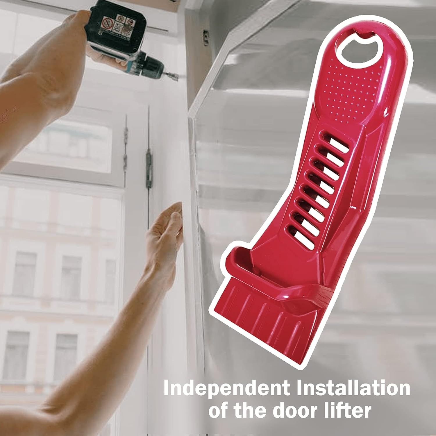 Drywall Panel Lifter, Door Hanging Tool, Multifunctional Drywall Installation...