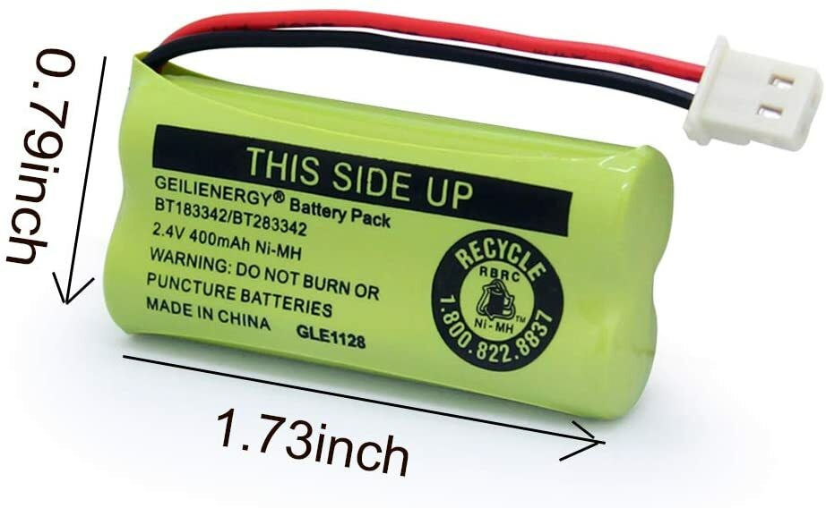 4X Cordless Phone Battery For BT-183342 BT283342 AT&T BT166342 Empire CPH-515J