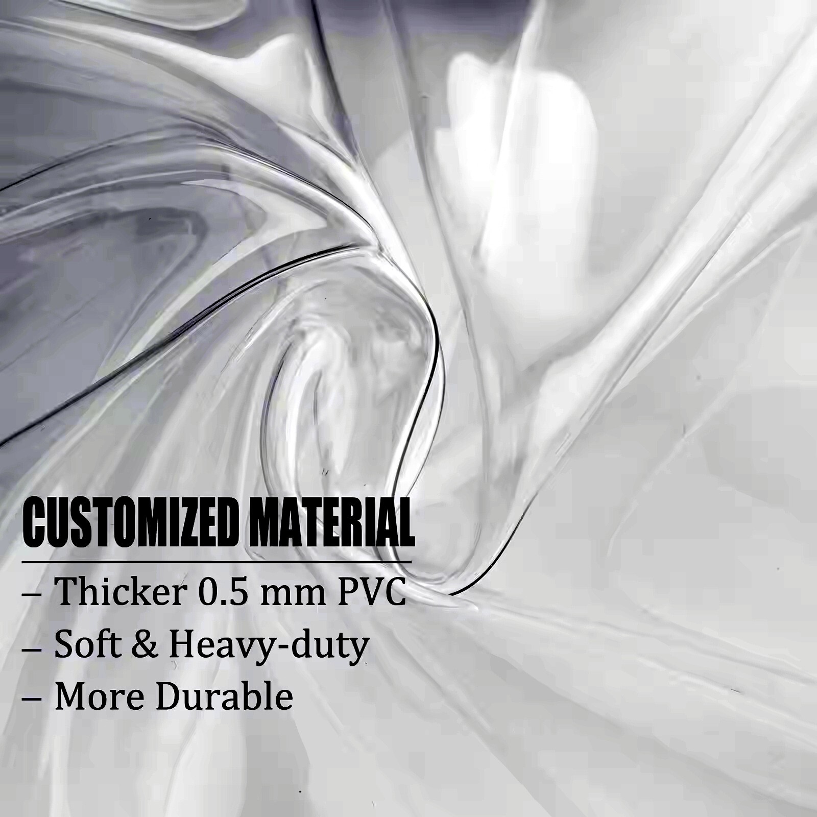 LARGE HEAVY DUTY CLEAR BACKPACK .5MM Transparent PVC School Stadium Waterproof