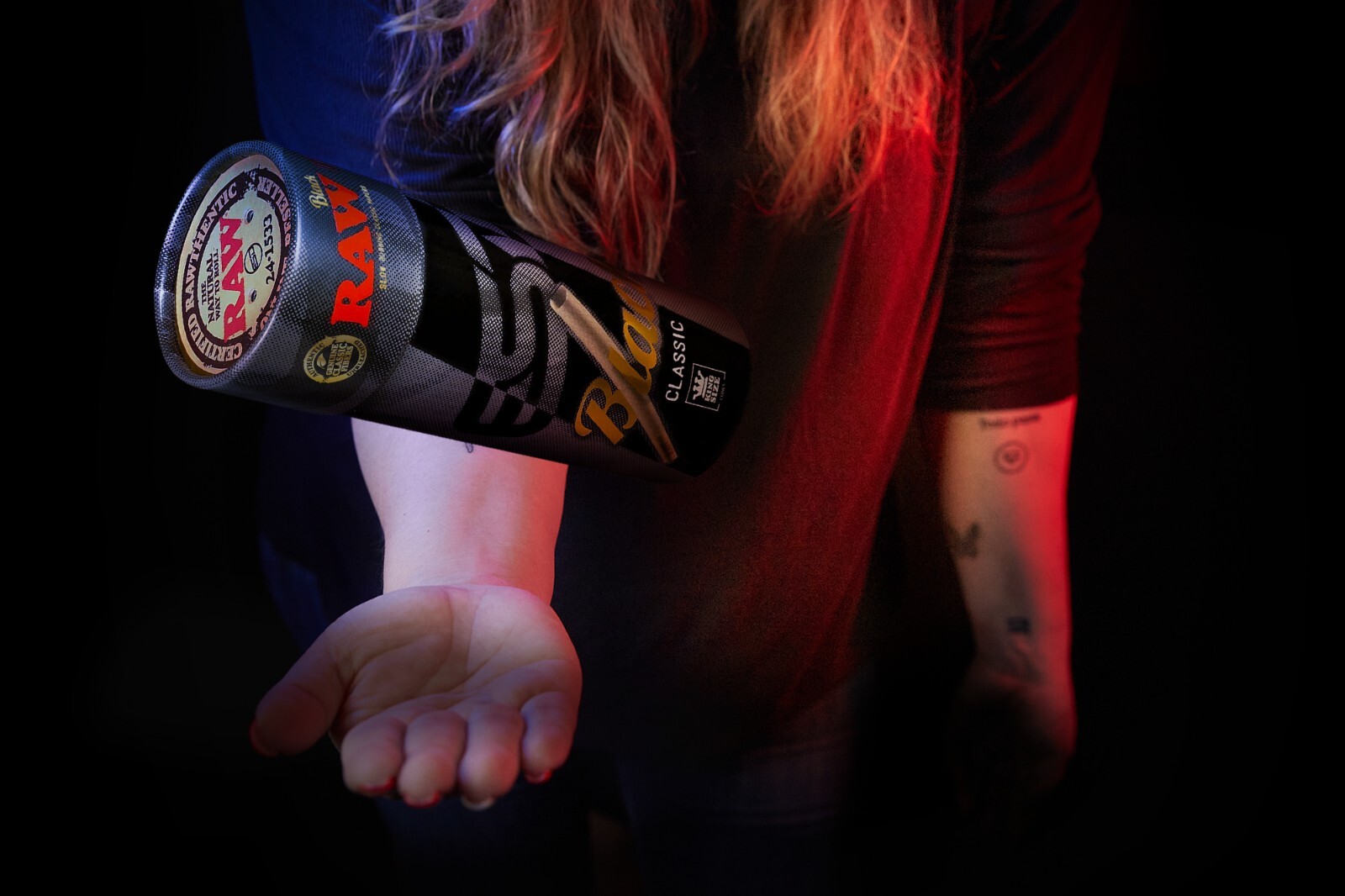 RAW Cones Classic Black King Size | 100 Pack | Natural Pre Rolled Rolling Paper