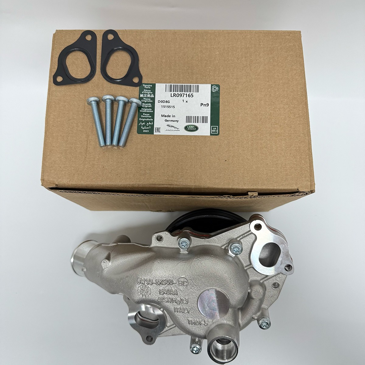 Land Rover LR097165 WATER PUMP for LR4 Sport Range Rover Jaguar 3.0/5.0L SC