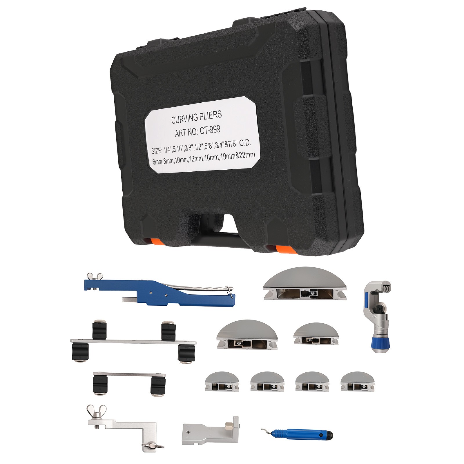 Ratcheting Pipe Tube Bender Reverse Bend 1/4"-7/8" Ratchet Copper Pipe Tool QME