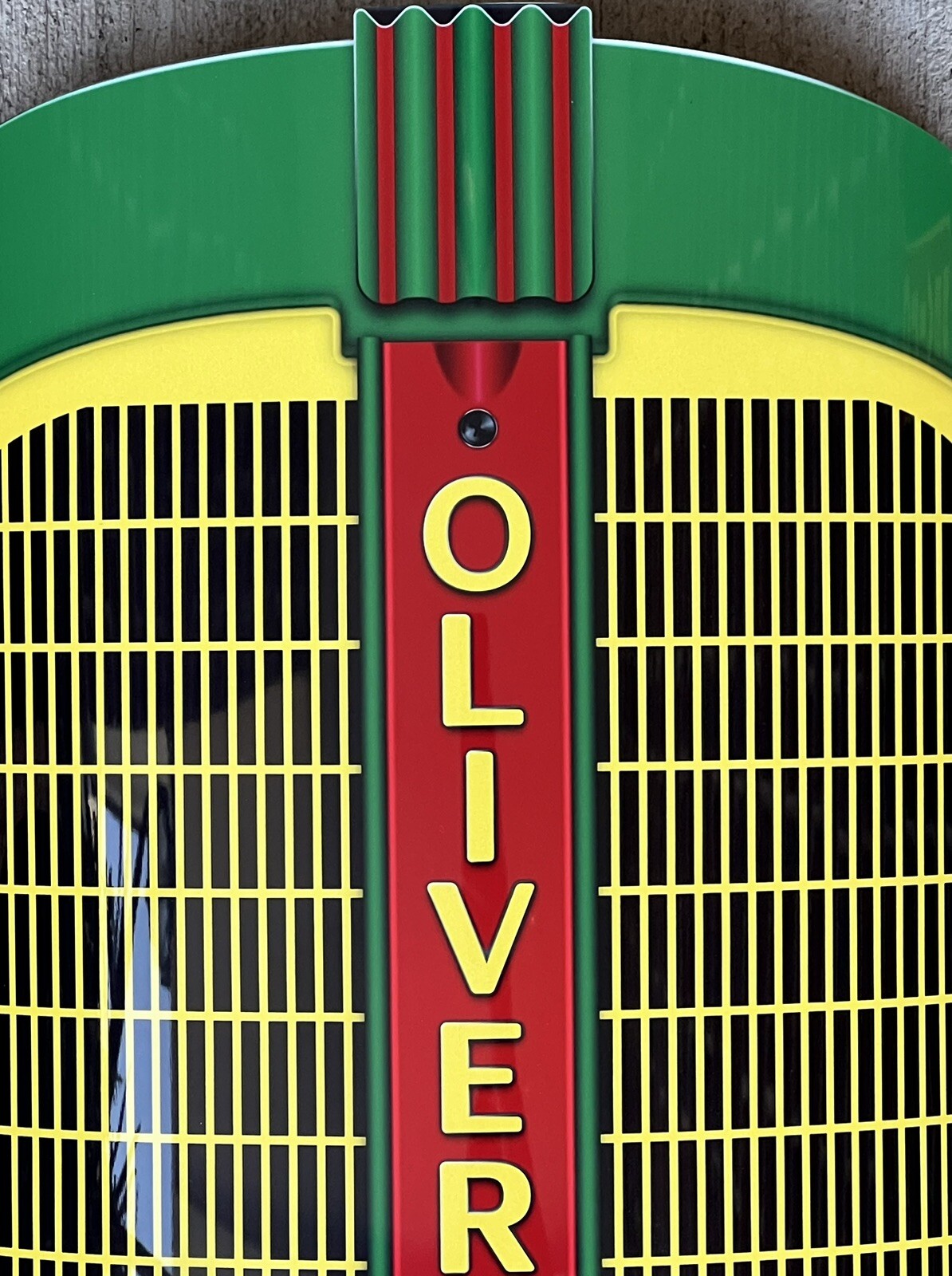 Wow!! Oliver 60 Farm Equipment John Deere Tractor Farm 3D Sign Advertising