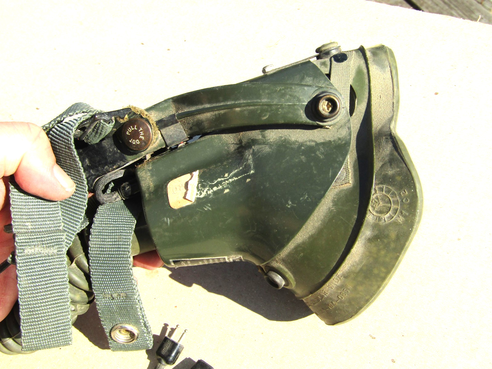 VIETNAM ERA PILOT OXYGEN MASK MBU-5/P SIERRA