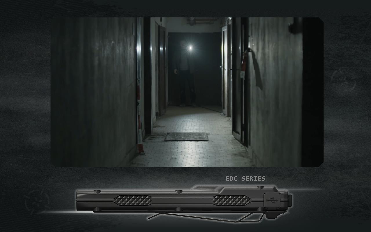 Nitecore EDC27 3000 Lumen USB Rechargeable Slim Body LED Flashlight w/charger