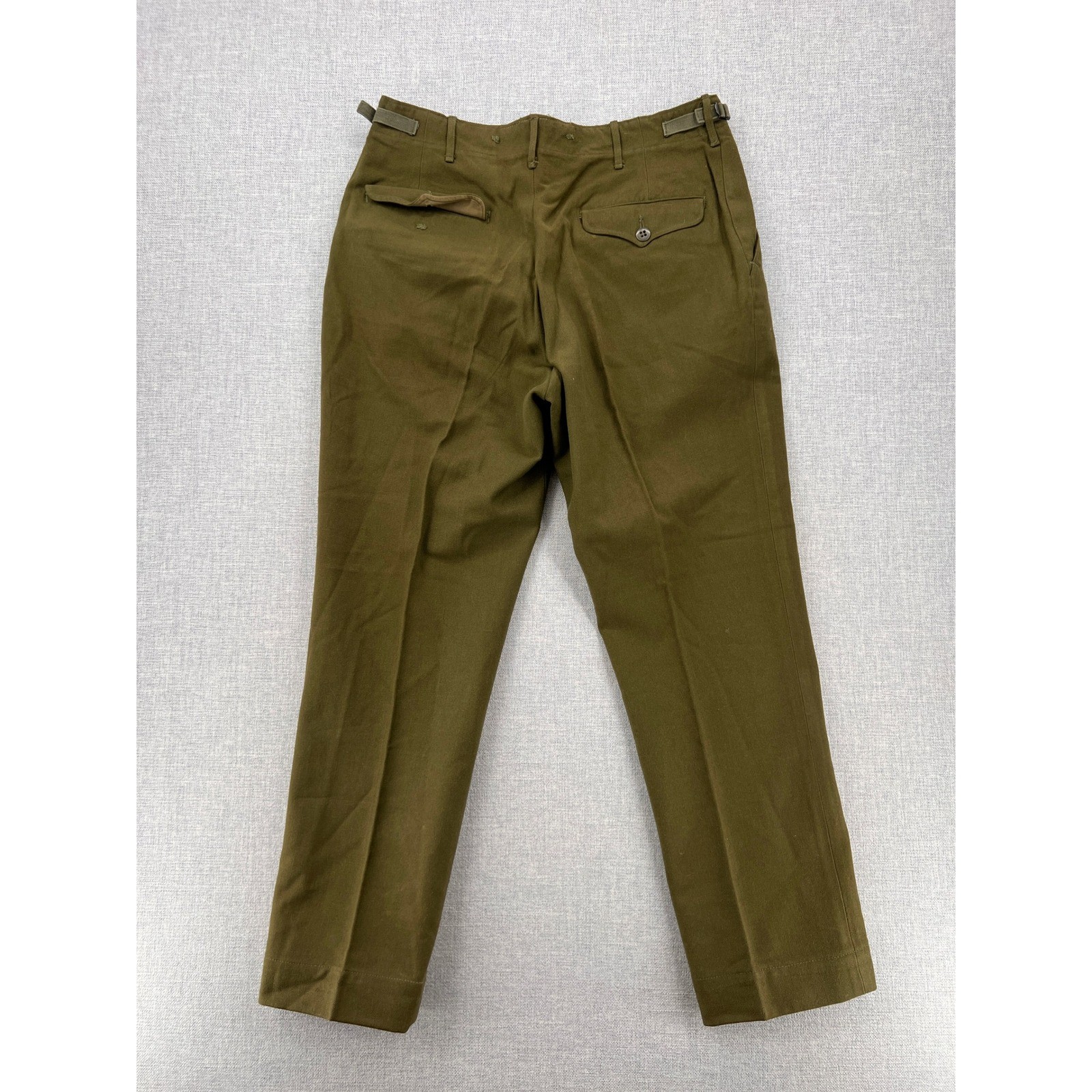 VTG 50s US Army M51 OG-108 Wool Field Trousers Men M Olive Military Workwear