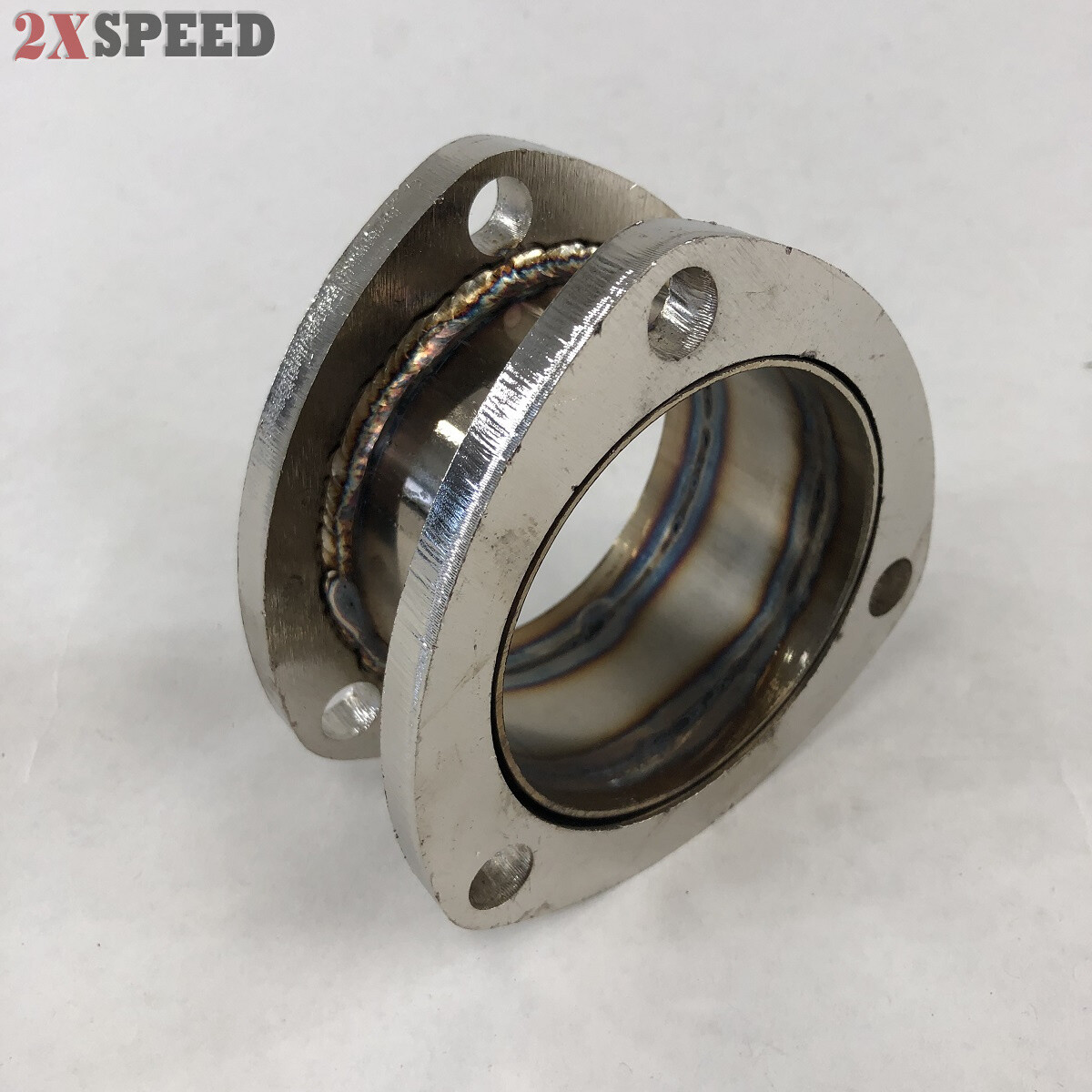 3 inch 3 Bolt Flange Exhaust Muffler Pipe Extension Flange Mild Steel Adapter