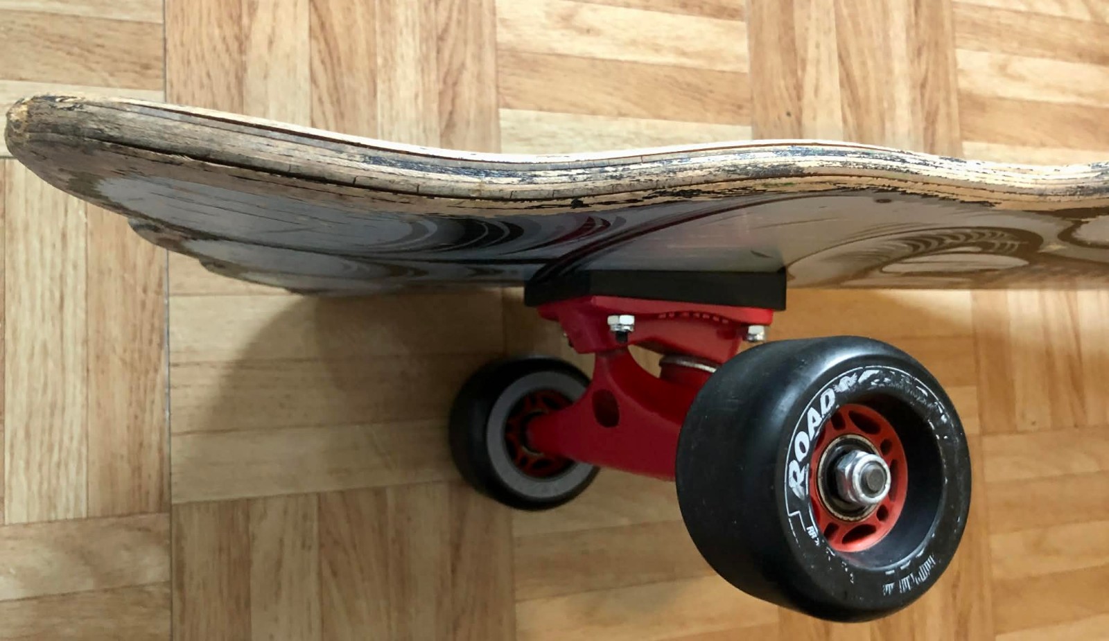 SANTA CRUZ BIG FOOT / SCREAMING FOOT -JIM PHILLIPS- USED LONGBOARD