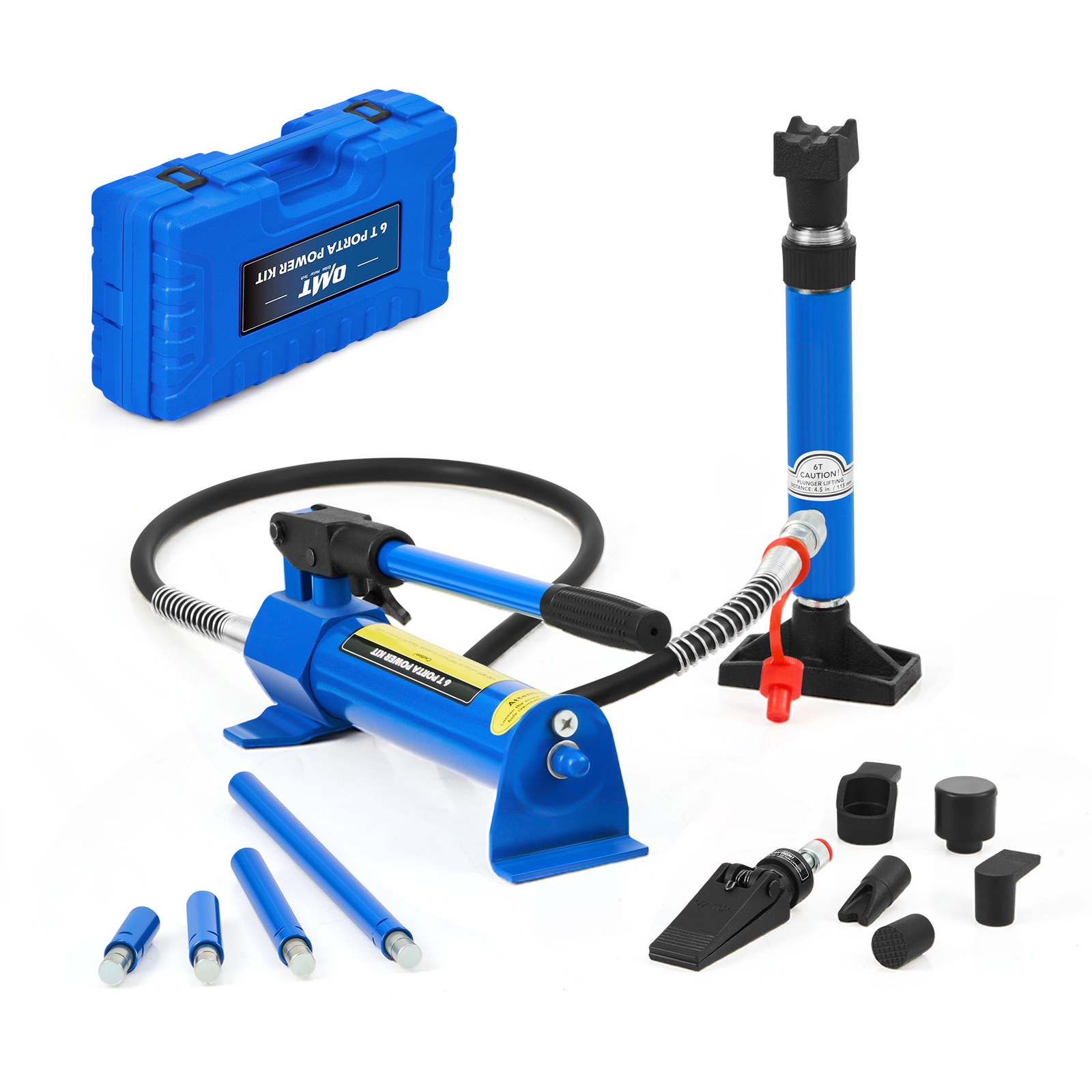 OMT 6 Ton Porta Power Kit Portable Hydraulic Jack Auto Body Frame Repair Kit