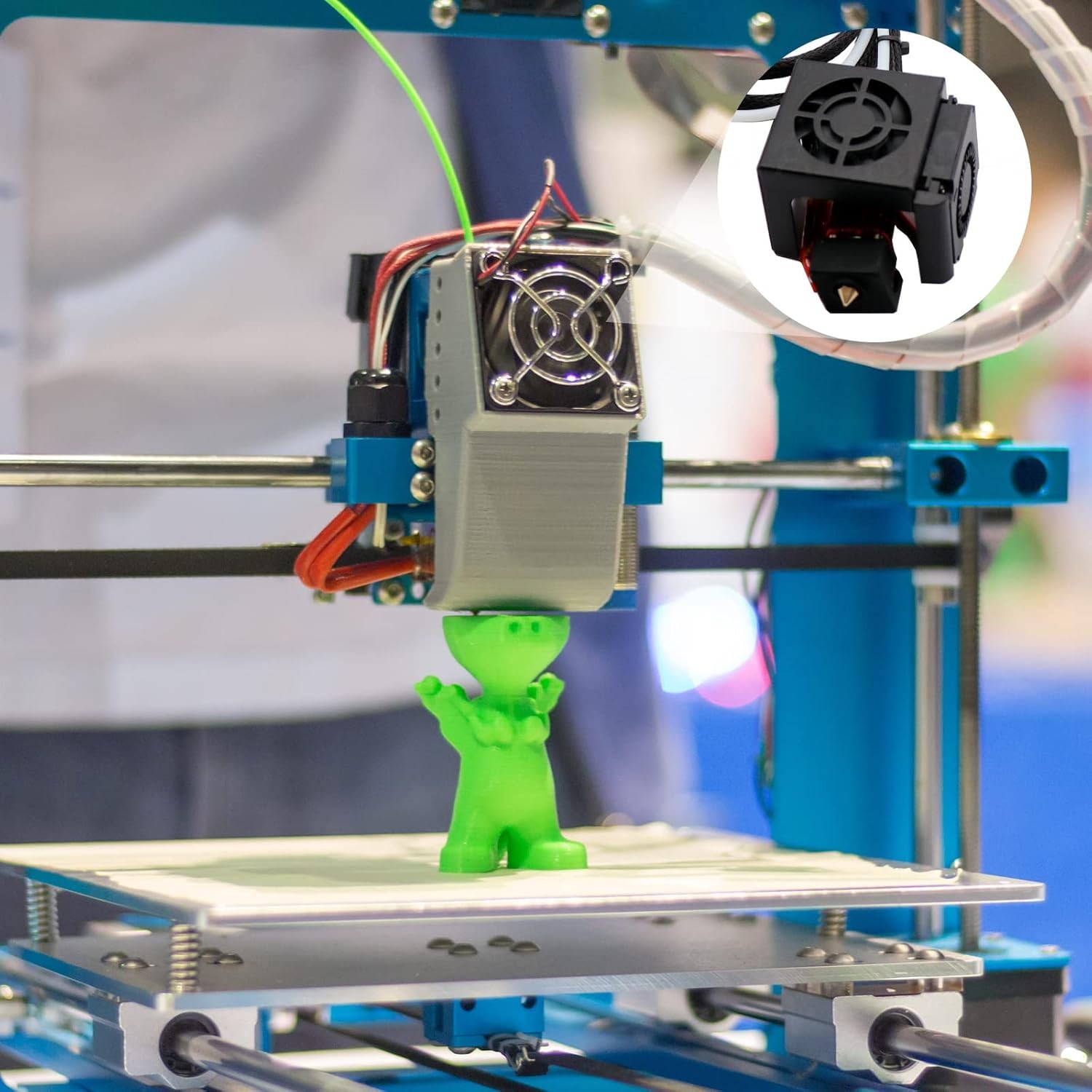 3D Printer Hotend Silicone Sock, 6 PCS Heater Block Cover for...