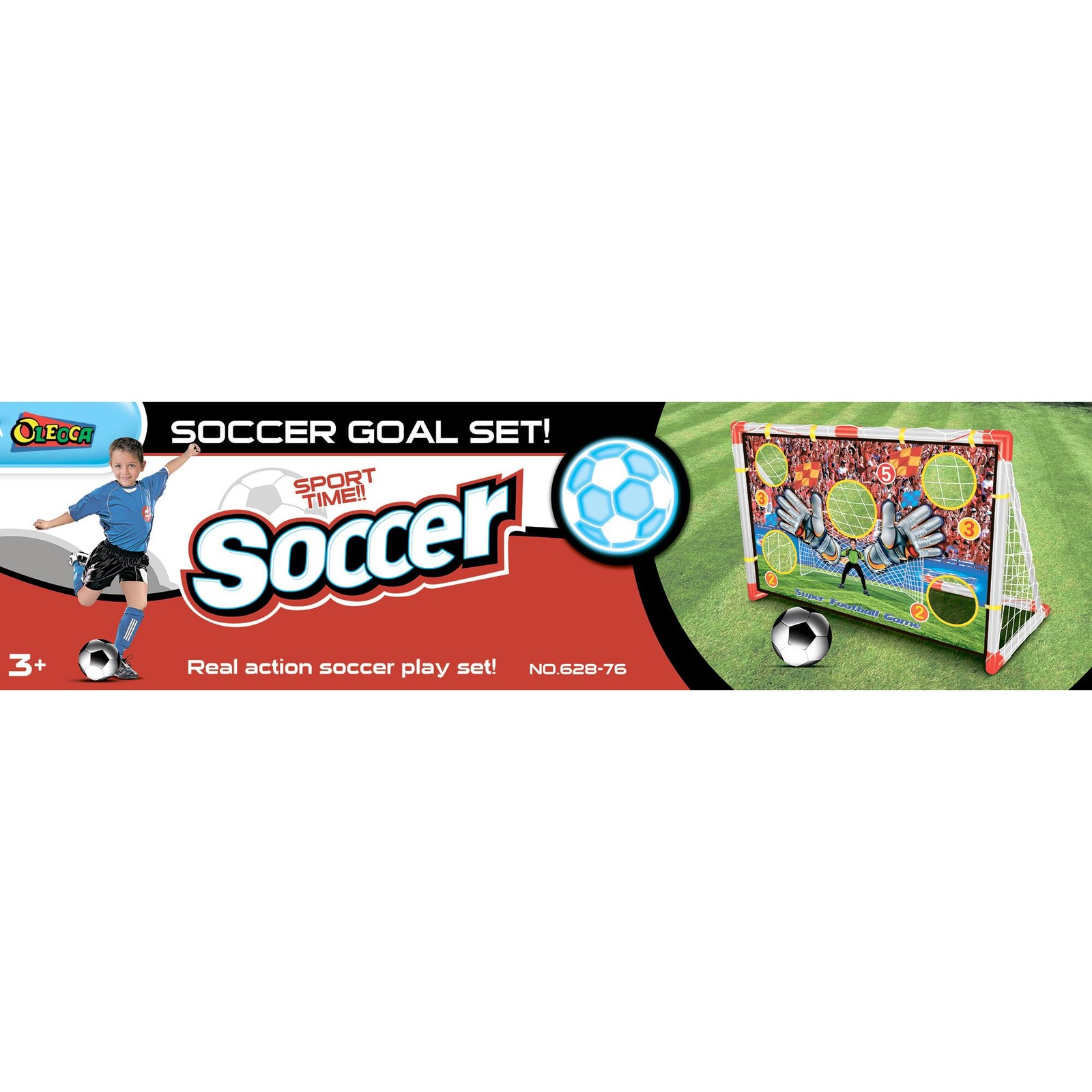 Soccer Goal – 2 in 1 Soccer Goal with Target Net, Portable Soccer Goals for B...