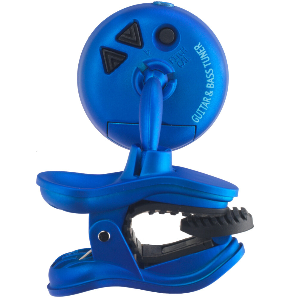 Snark SN-1X Blue Clip-on Chromatic Tuner for Guitar, Bass, Banjo, Mandolin, SN1X