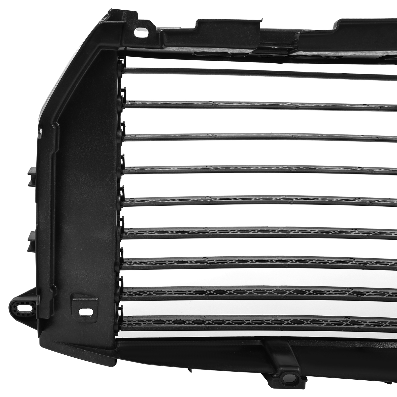 For Ford F-150 2015-2017 Front Upper Radiator Grille Air Shutter Assembly Black
