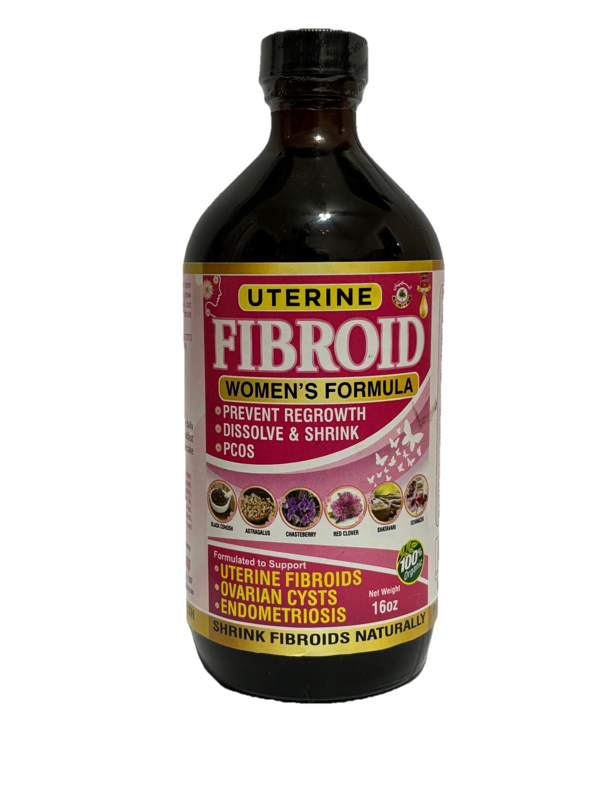 Organic Uterine Fibroid Women's Formula By Al-Riyan, 16 oz.