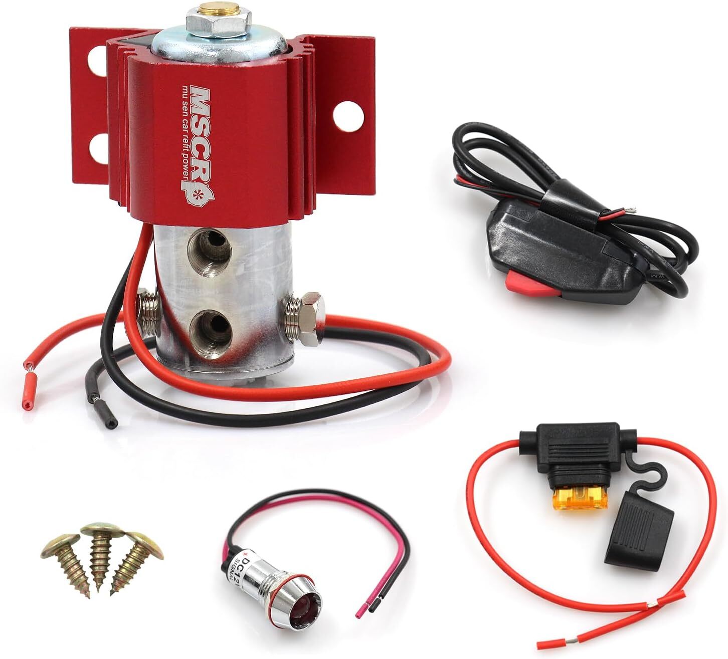 Front Brake Line Lock Kit Heavy Duty Type Roll Control Hill Holder Kit Red