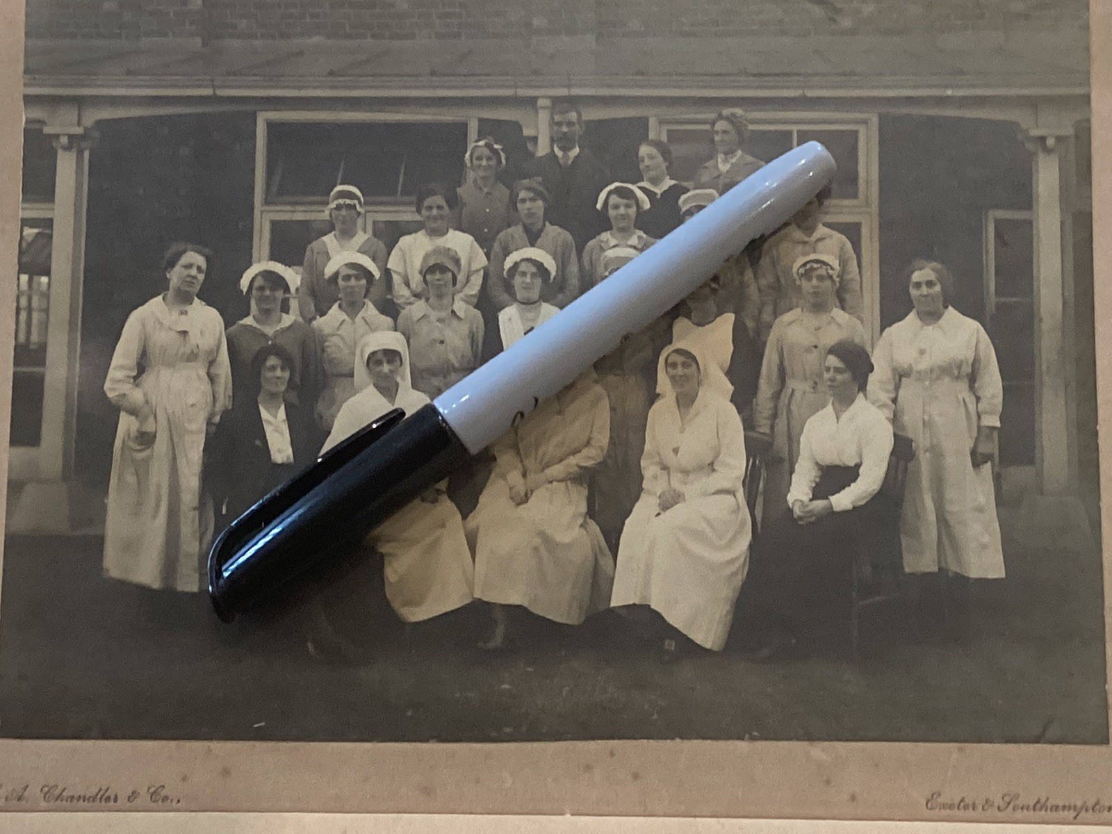 Original Photo WWI Workers Munition Workers Canary Girls