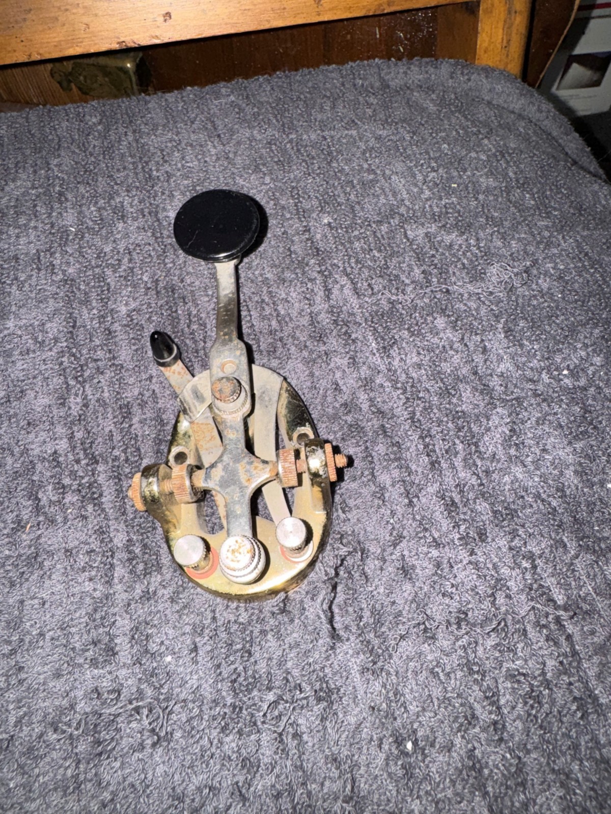 Vintage Morse Code Key Telegraph ham radio not Sounder