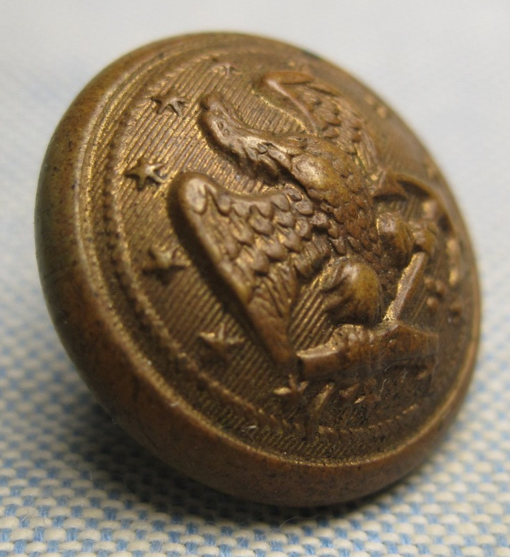 Non-Dug Civil War Navy Vest Button