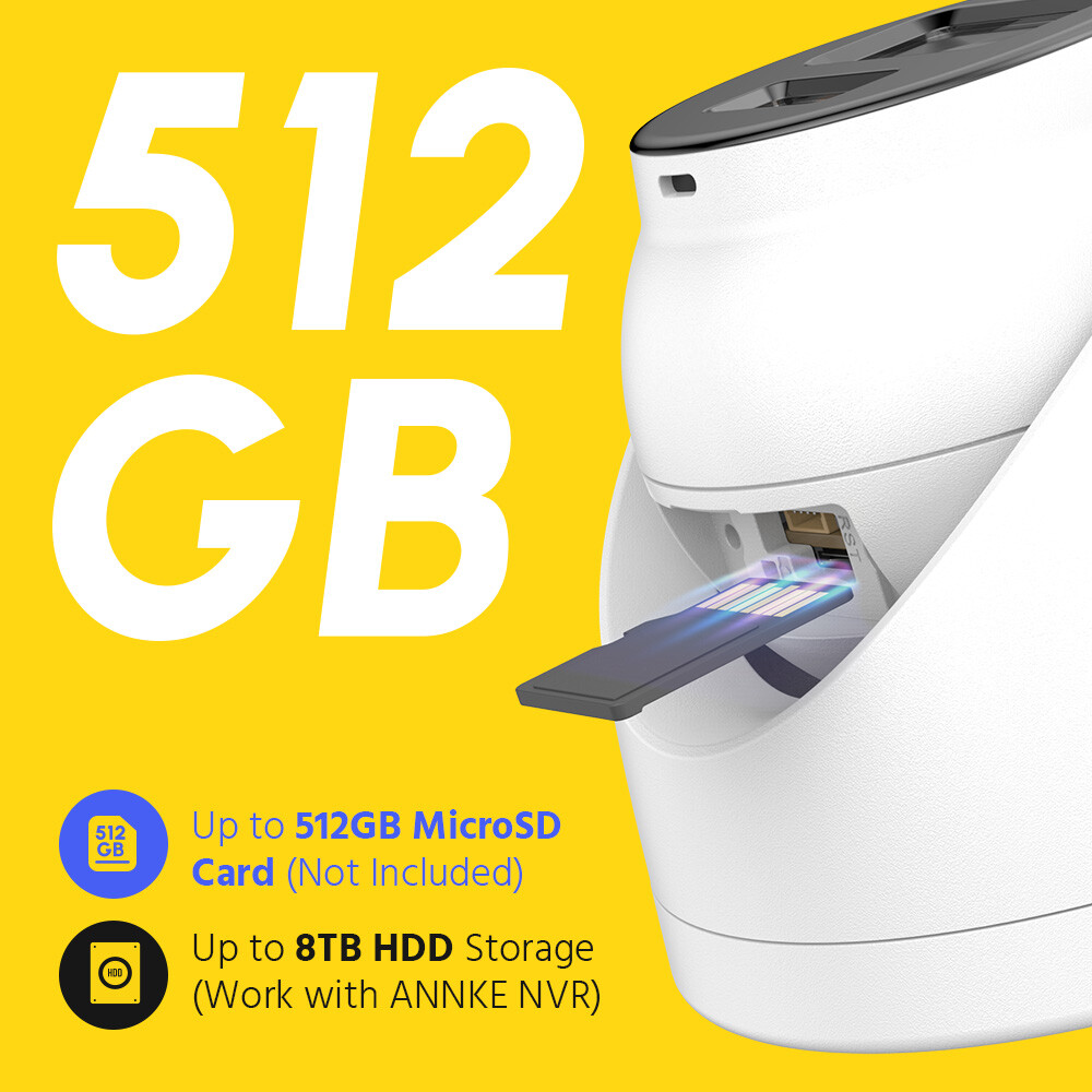 ANNKE 4K POE Audio Security Camera System 16CH NVR Color Night Human Detection