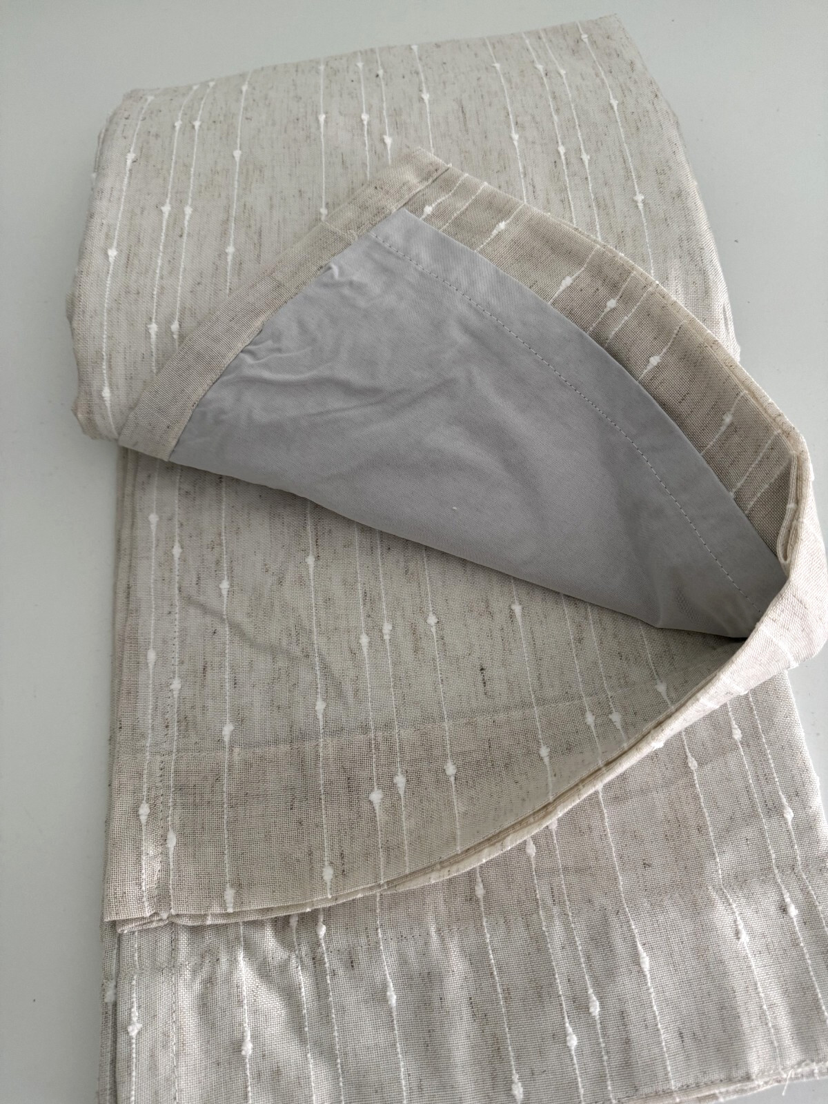 Ralph Lauren Window Curtains 2 Panels Blackout 54 x 96 Linen Blend Fully Lined