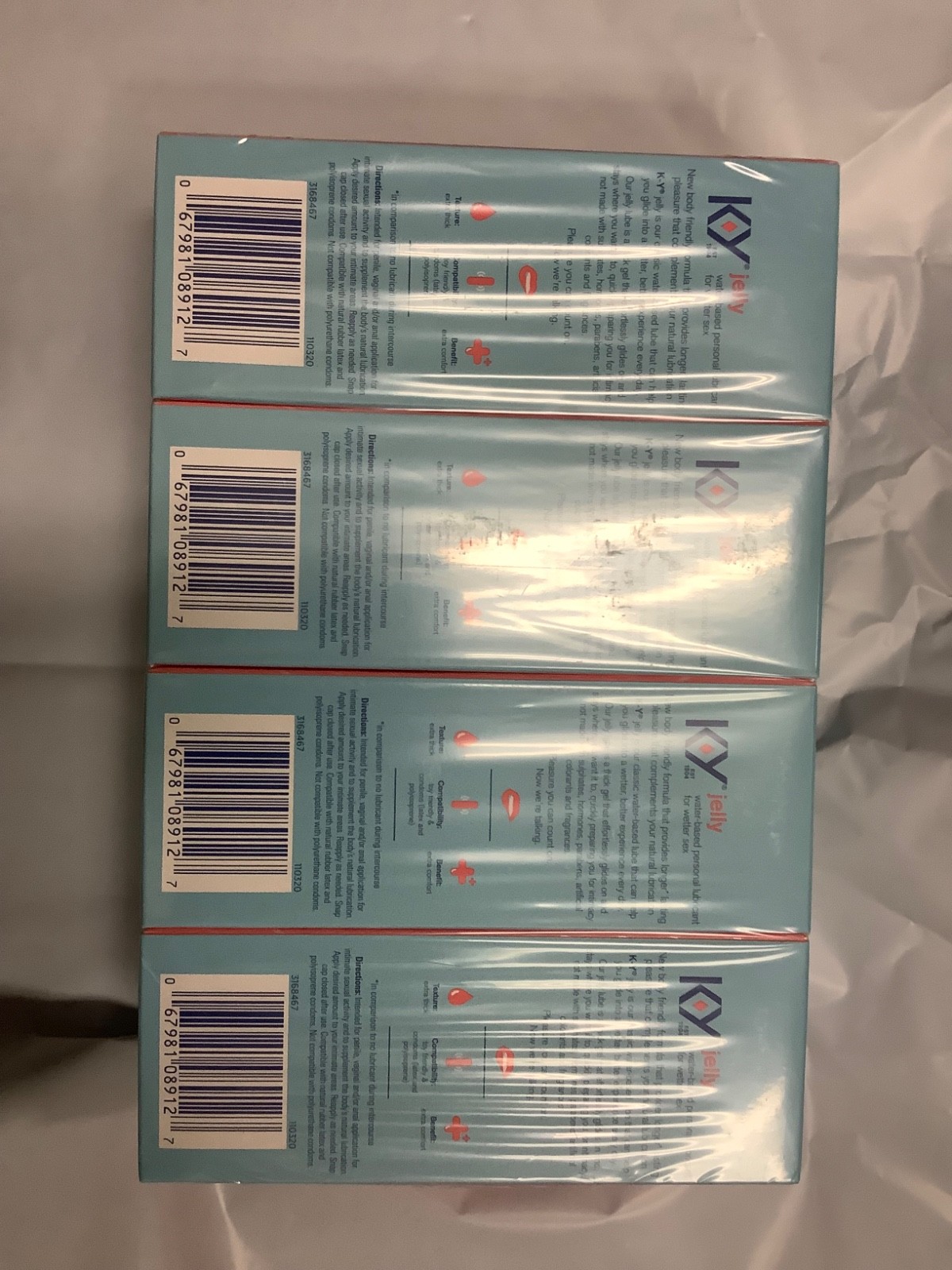 KY Jelly Classic Glide Water based personal Lubricant 4OZ (Pack of 6)