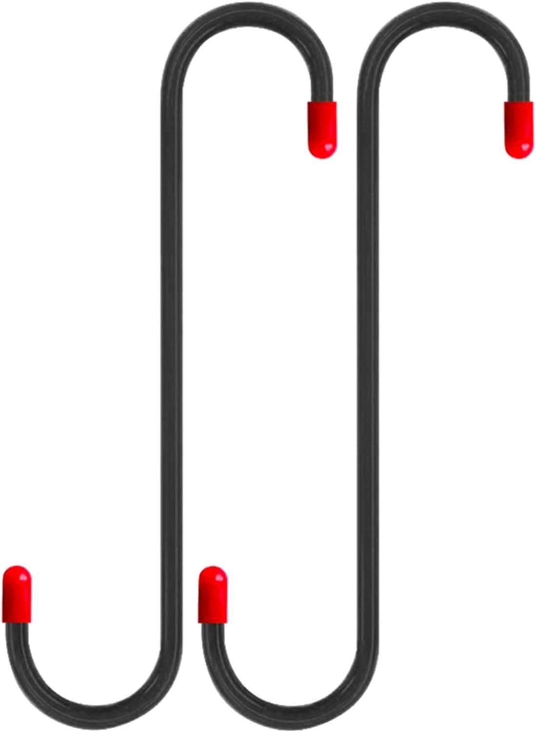 2 PCS Brake Caliper Hanger Hooks with Red Rubber Tips,Auto Brake Caliper Comp...