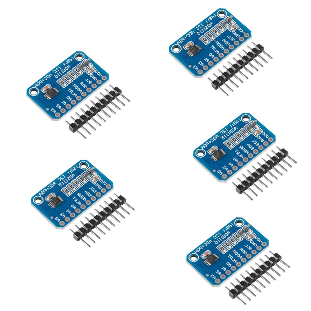 5pcs ADS1115 16-bit ADC 4-Channel Analog Digital Module I2C Communication