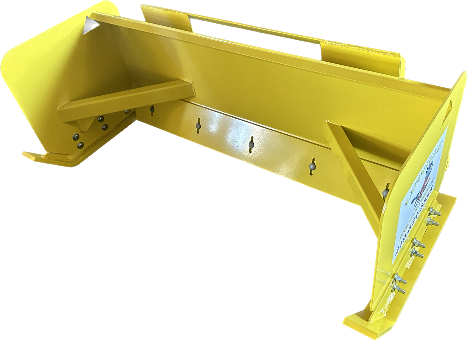 Linville 5' low profile skid steer snow pusher Box AMERICAN MADE FREE SHIPPING