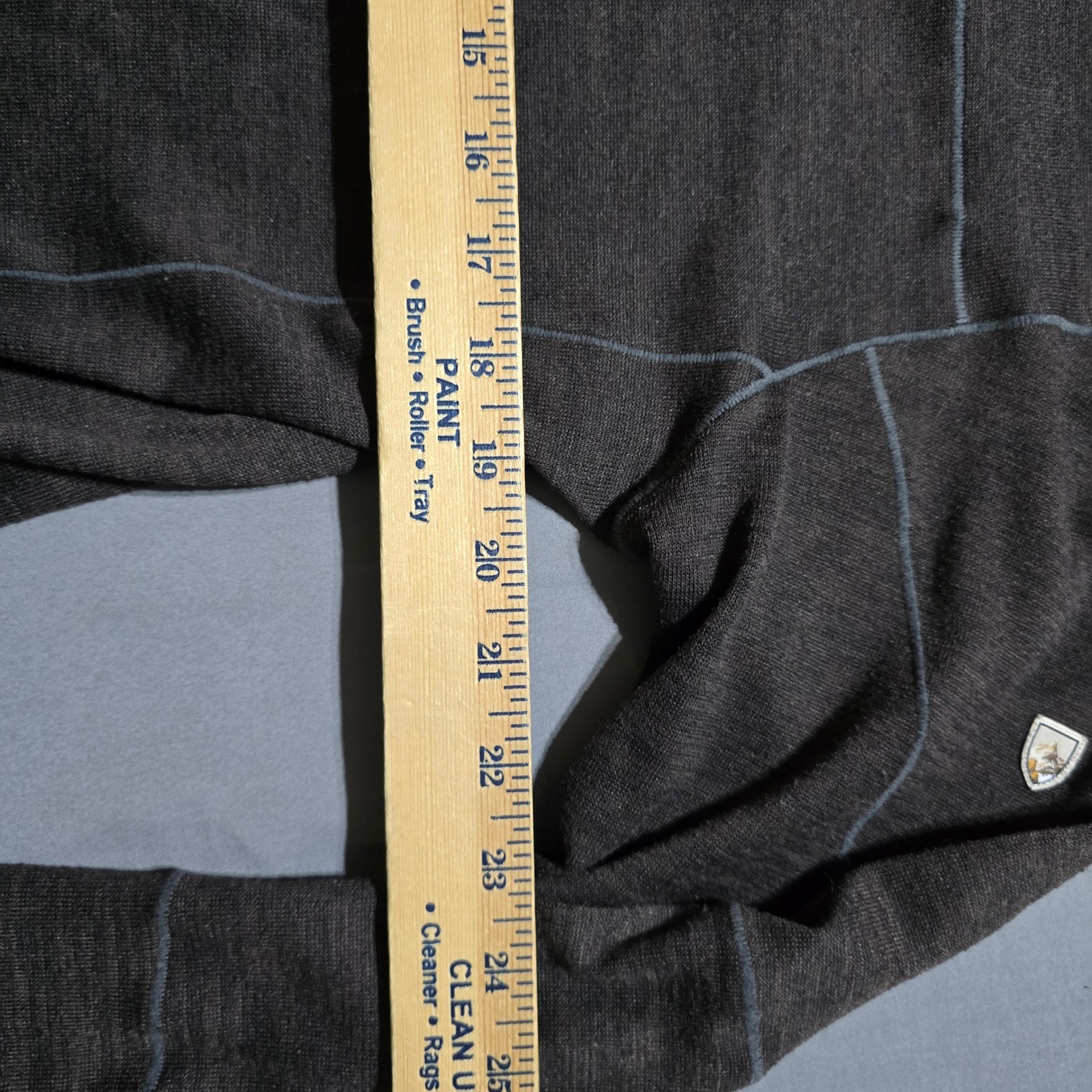 Kuhl Ryzer Mens Long Sleeve 1/4 Zip Fleece Pullover brownOutdoor Hiking medium