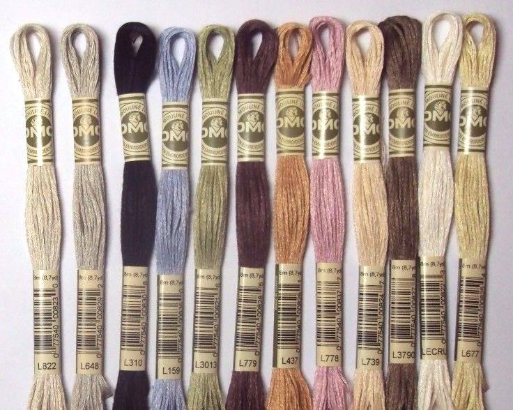 DMC Mouline Linen Embroidery 6-Strand Floss 8.7 Yards YOU PICK
