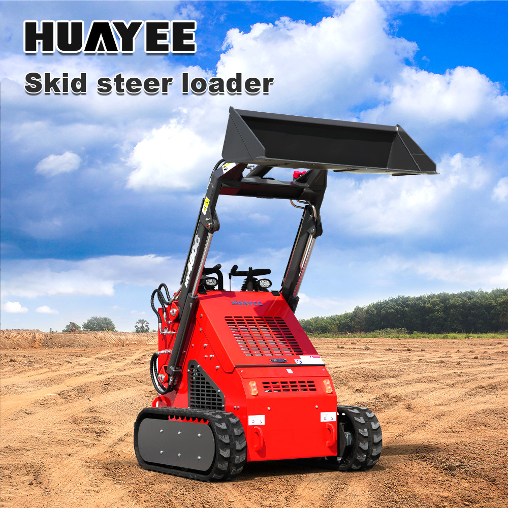 HUAYEE Mini Skid Steer Loader with EPA 23HP Engine, Free Shipping