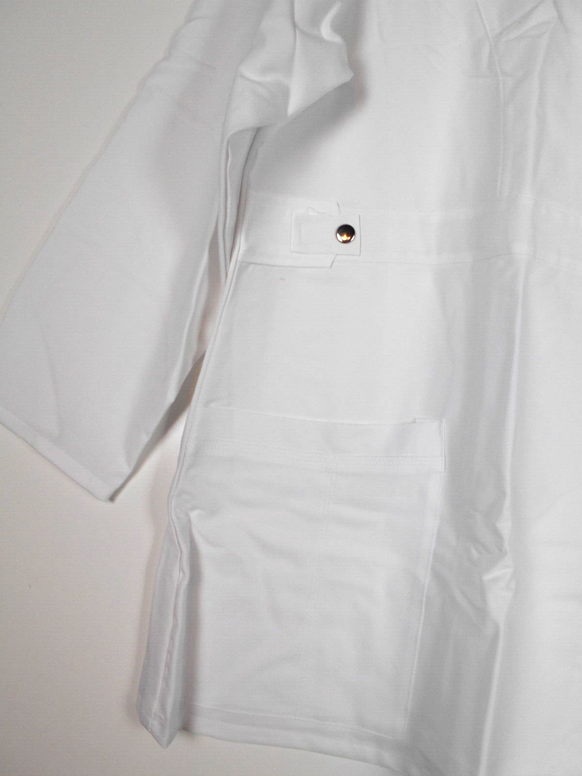 WHITE button-down Lab Coat ALLHEART STRETCH LUXE 3XL