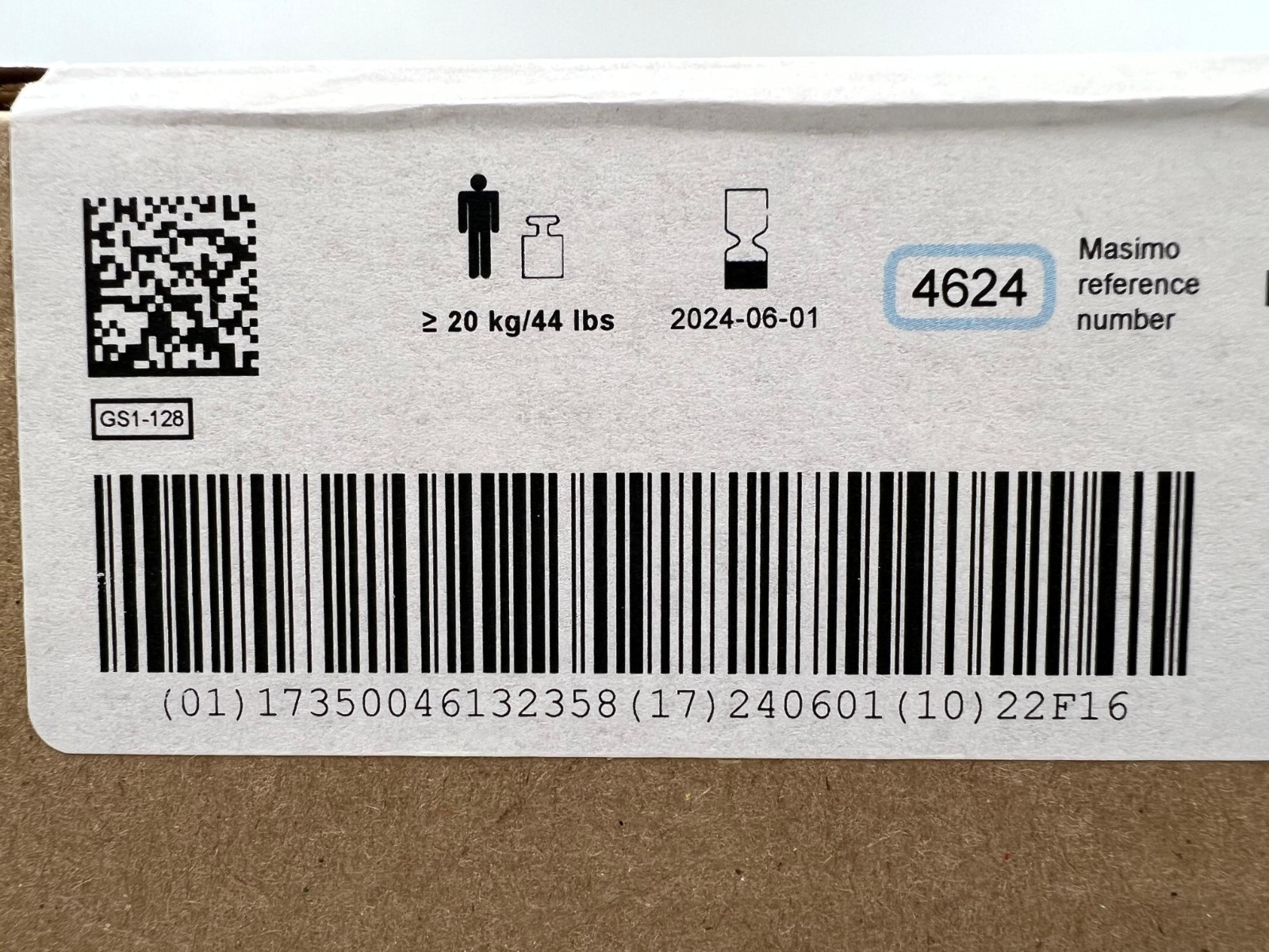 Box of 25 Masimo Nomoline LH Adult Nasal – REF 4624