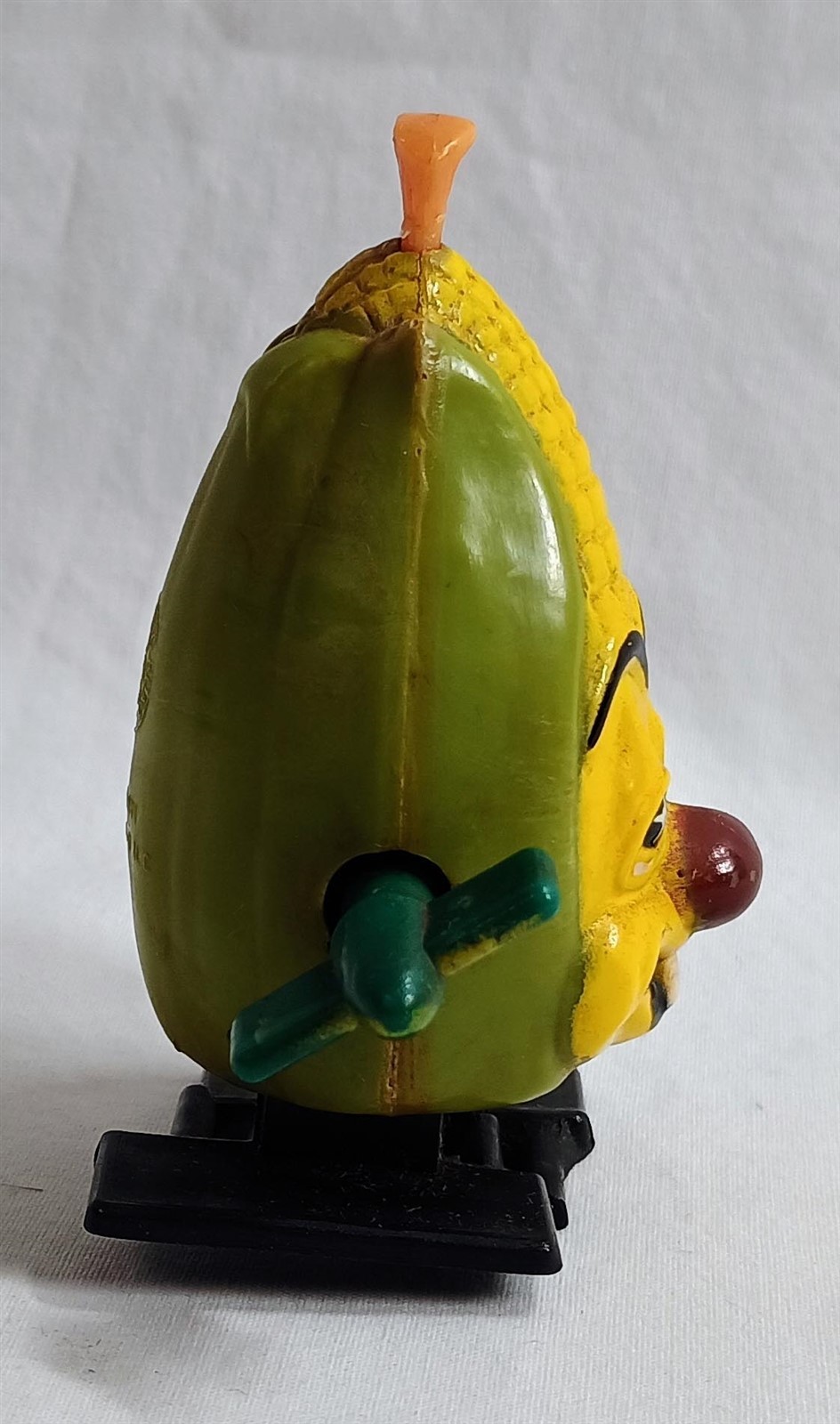 Vintage Marx Windup Corkie Corn Walking Toy Figurine Made in Hong Kong