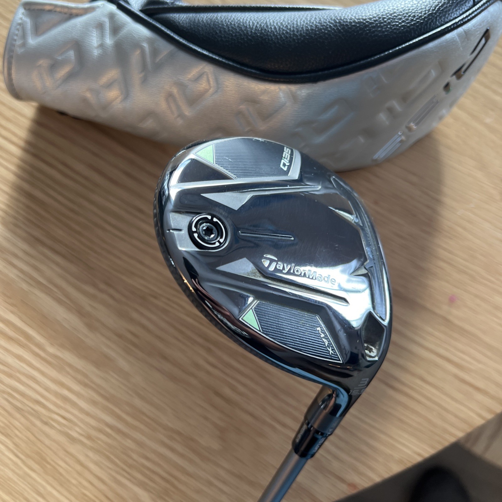 TaylorMade Qi35 MAX 15.5* 3 Wood Stf Fujikura Air Speeder 50 Senior Very Good