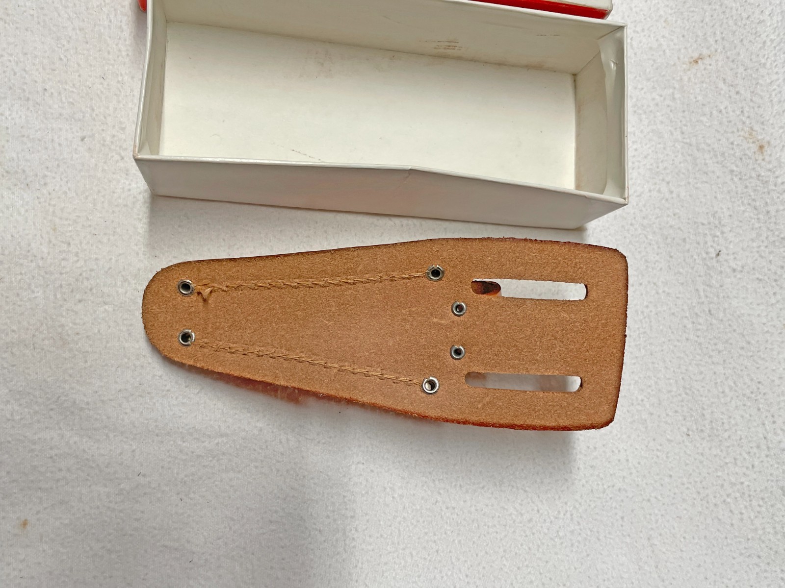 K&E Leather Sheath for 10-16 oz. Plumb Bob in Original Box Cat. No 83 0092