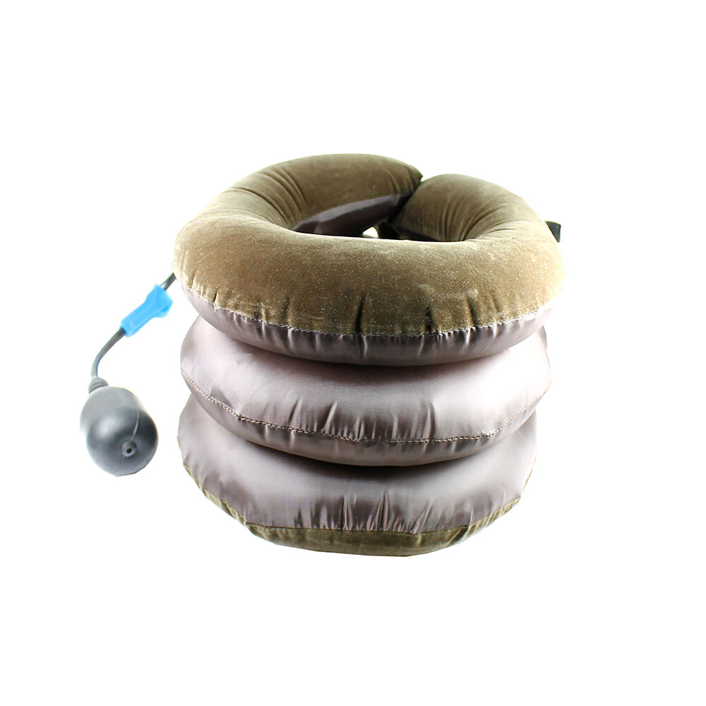 Cervical Neck Traction Pillow Collar Inflatable Portable Device
