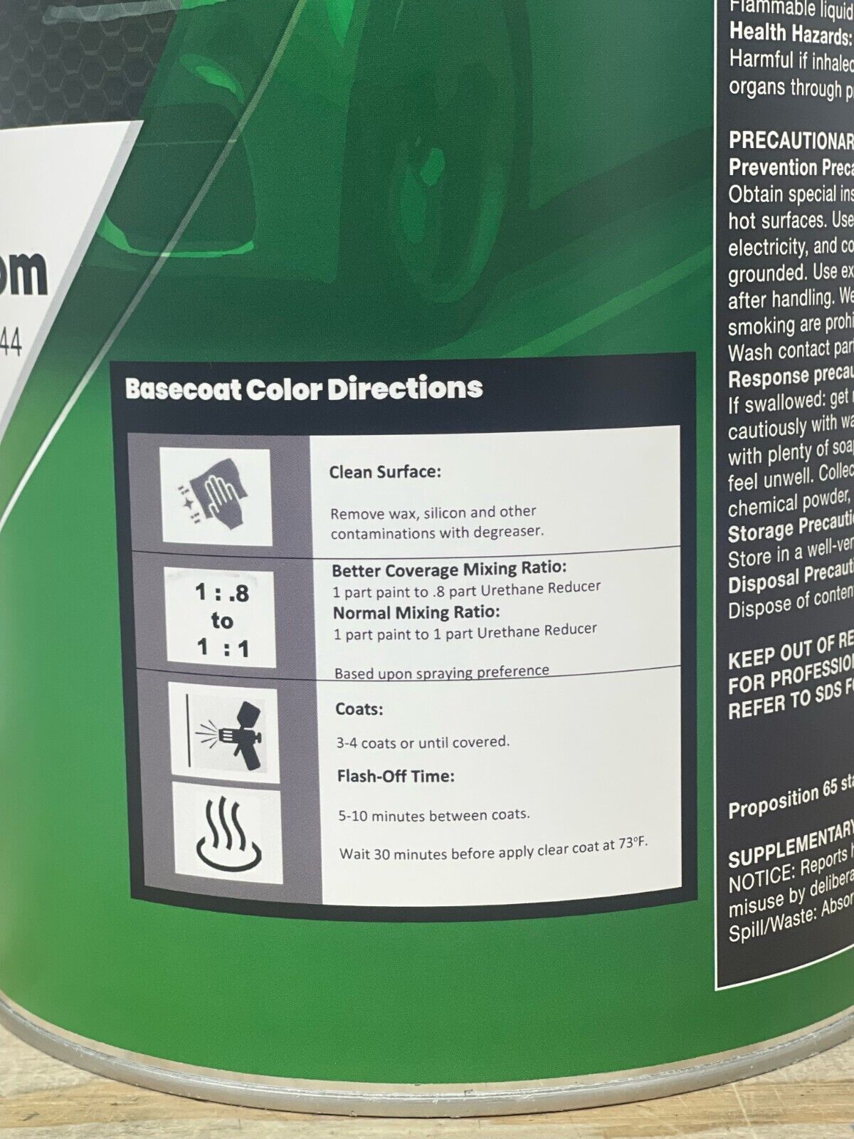 CHRYSLER, DODGE. JEEP -PDM-MINERAL GRAY METALLIC BASECOAT PAINT PICK YOUR SIZE