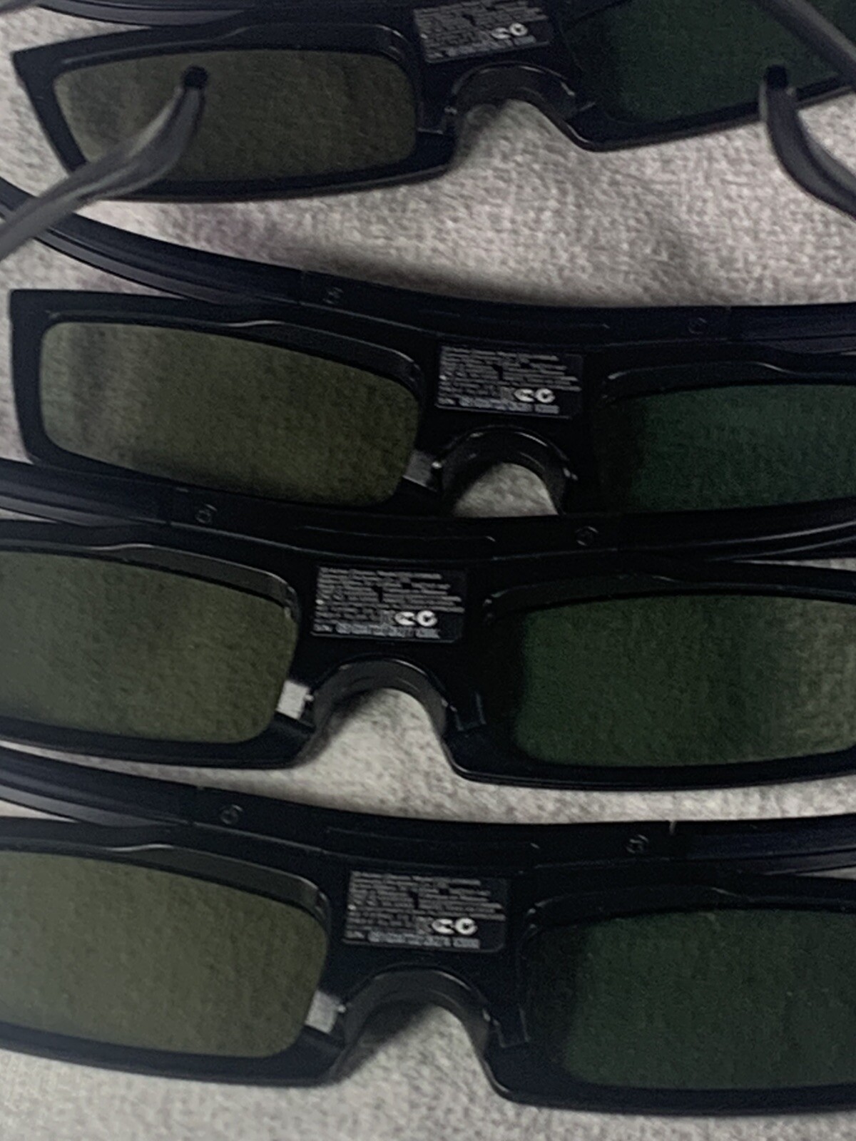 Samsung 3D Active Glasses Tested & Working (Lot of 4) SSG5100GB \\~~