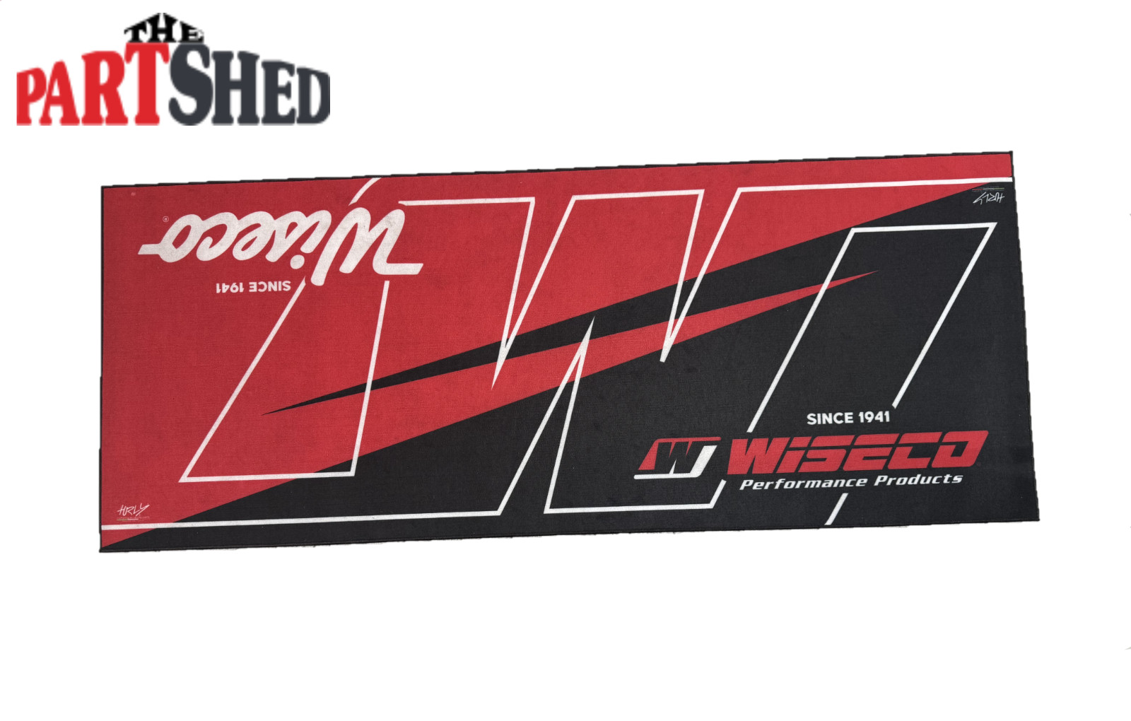 New Wiseco Pit Mat (Black and Red) Garage / Workshop 999904