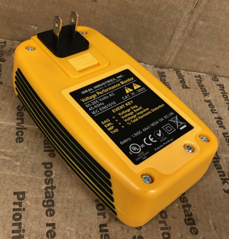 IDEAL 61-830 VOLTAGE PERFORMANCE MONITOR (TESTED)