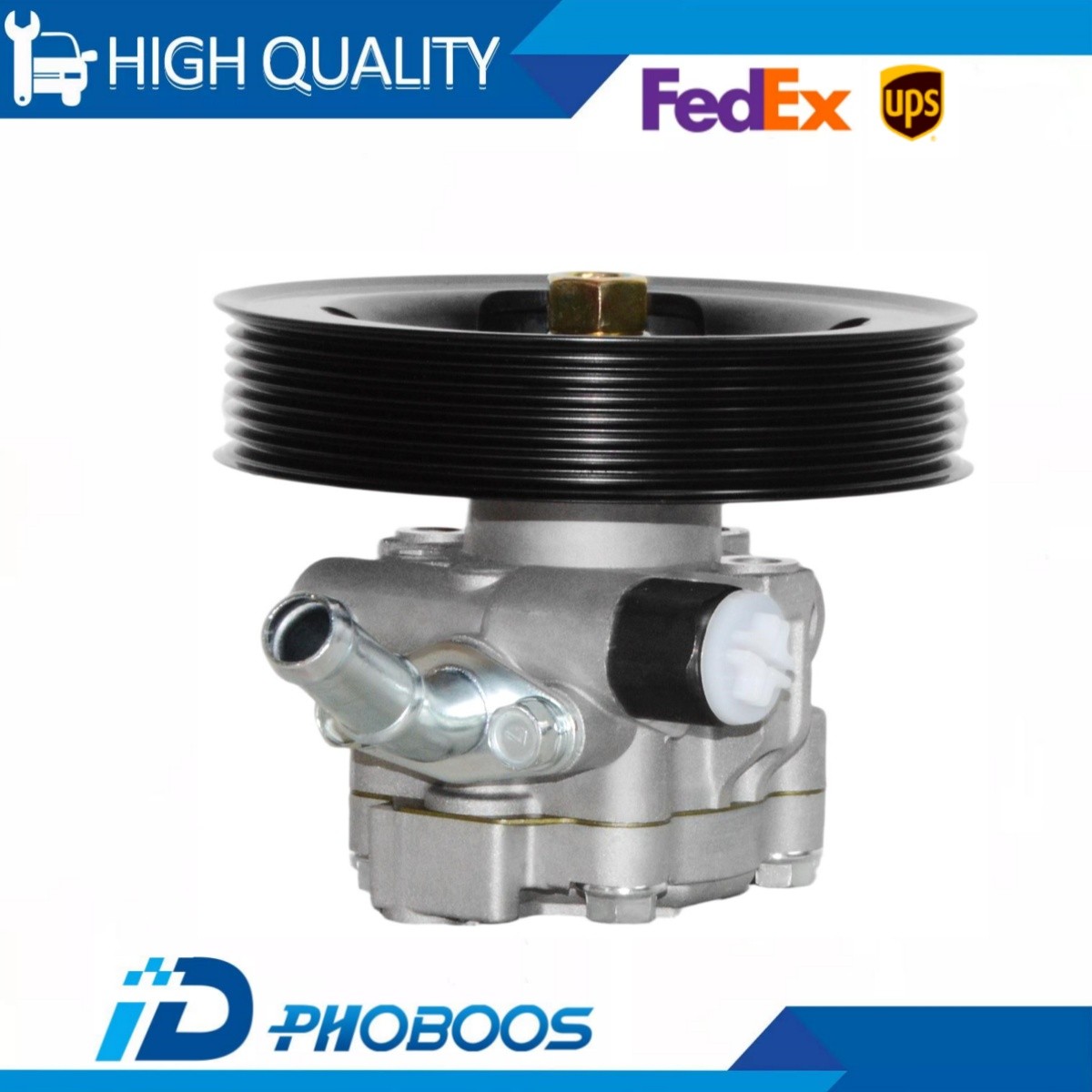 Power Steering Pump with Pulley for Nissan Pathfinder Armada Titan INFINITI QX56