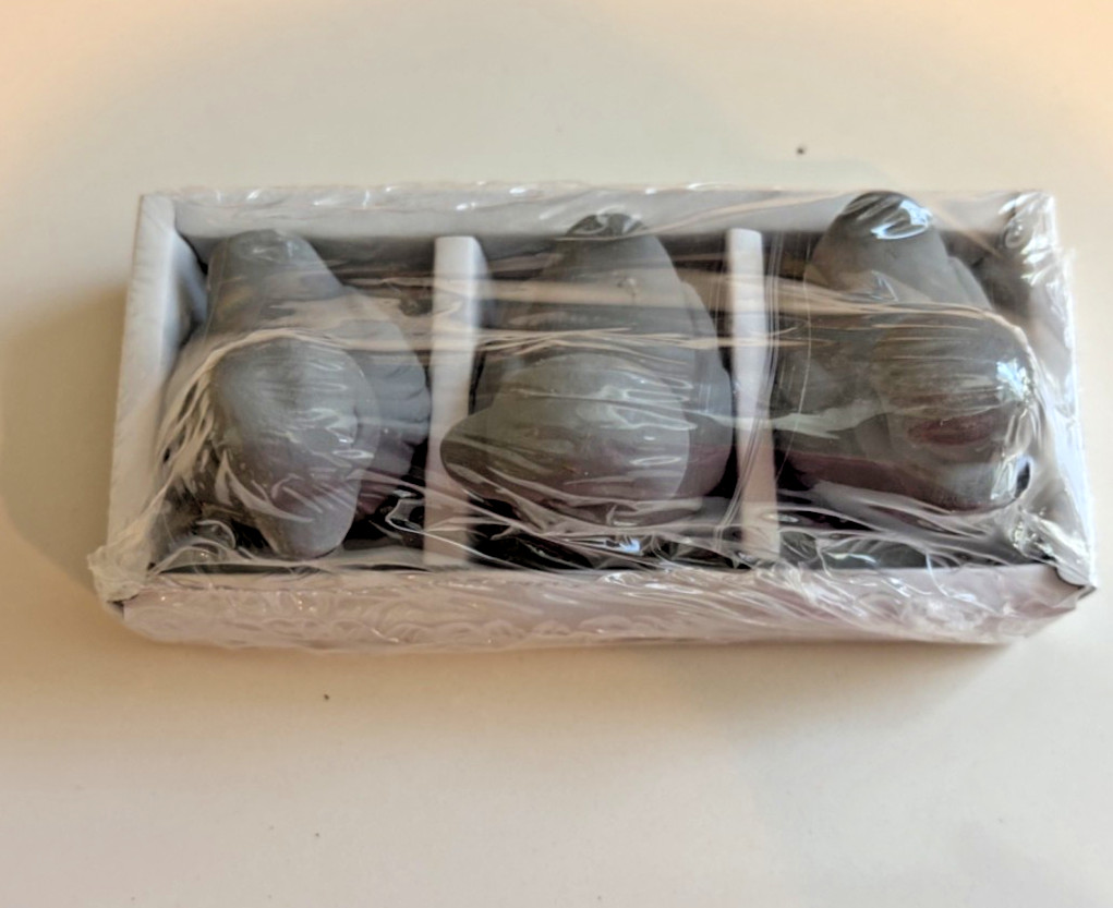 3 pack cement birds - duckies from 2023 Target - never opened -original package