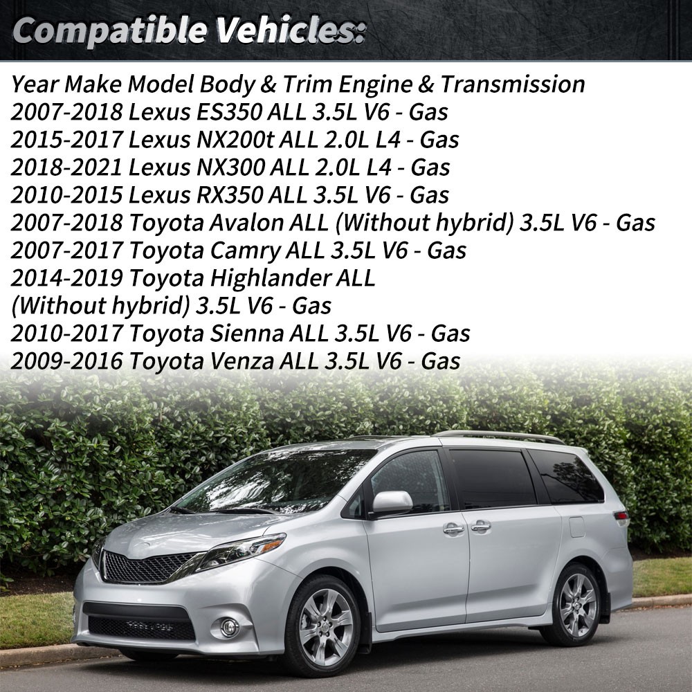 For Toyota Lexus Transmission Oil Filter Kit 35330‑48020 3.5L with Gasket Seal