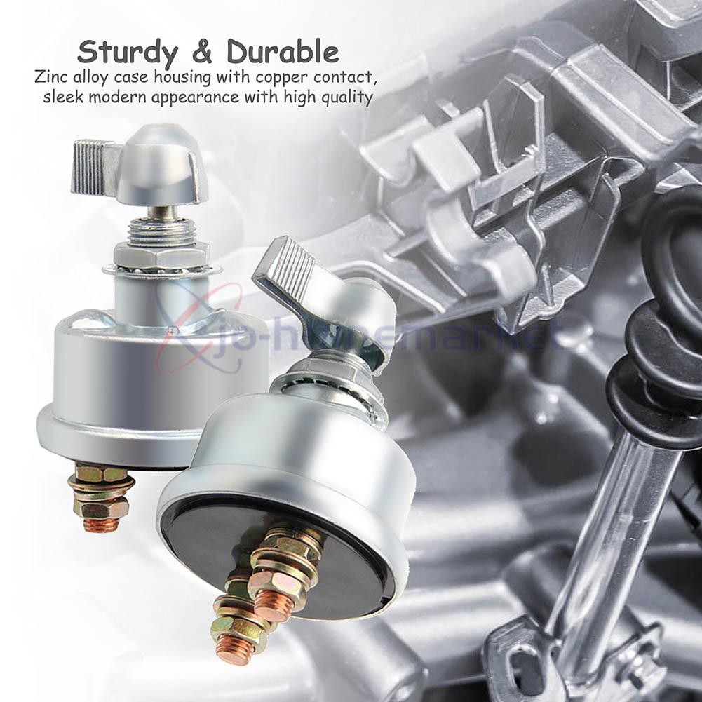 12V Master Battery Disconnect Switch 2 post SPST Kill Cut-Off Nascar Marine ATV